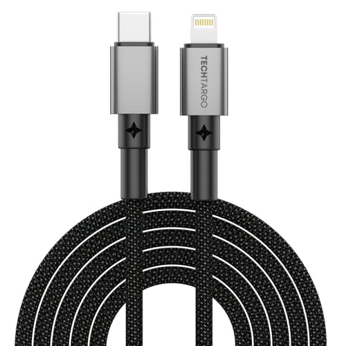Tech Targo 10ft Braided Lightning to Type-C Cable