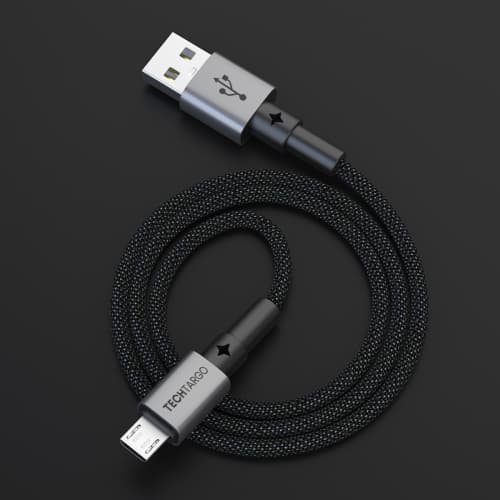 Tech Targo 3ft Braided Micro to USB-A Cable