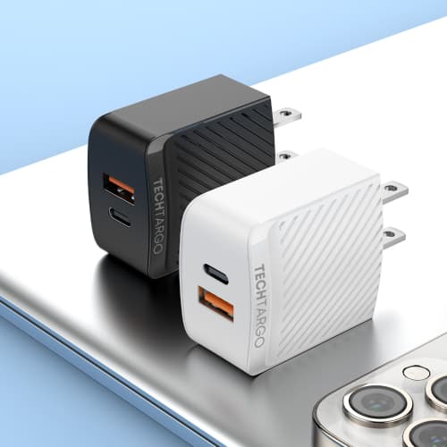 Tech Targo Dual Port Wall Charger (USB-A & USB-C)